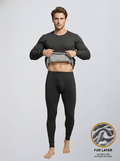 LUX cozi Lux Cozi Premium Thermal For Men Men Top - Pyjama Set Thermal