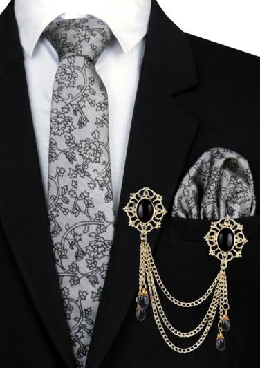 Voxon Woven, Floral Print, Printed Tie