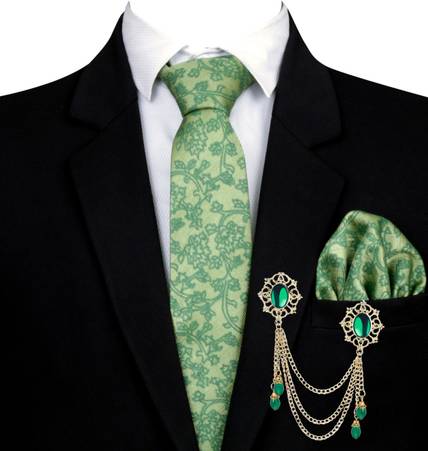 Voxon Woven, Floral Print, Printed Tie