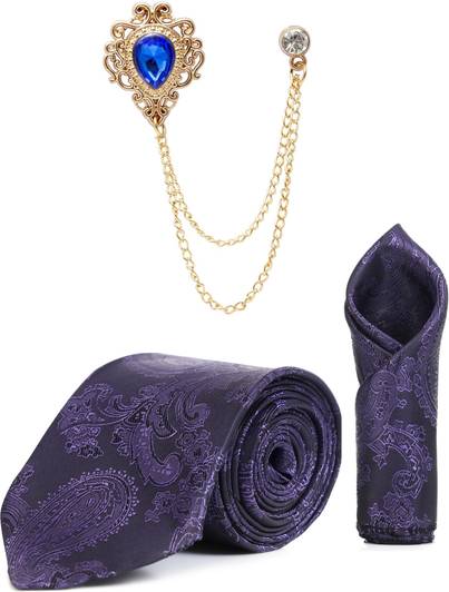 Voxon Woven, Floral Print, Printed Tie