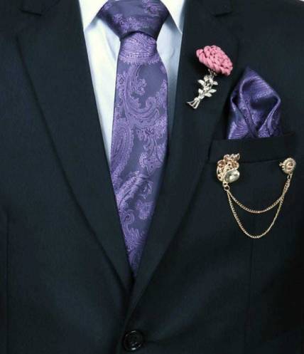 Voxon Woven, Floral Print, Printed Tie