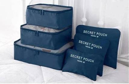 SHUANG YOU Packing Cubes Travel Pouch Bag Suitcase Luggage Organiser Set of 6