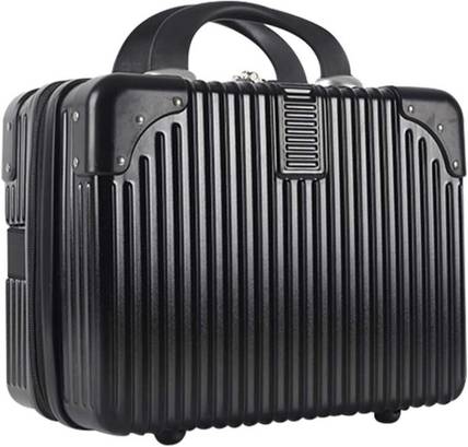 ENNCOZY Portable Makeup Case Hand Makeup Case Suitcase Elastic Band Travel Toiletry Kit Waterproof Multipurpose Bag