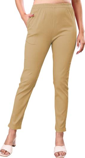 NEXSUS APPARELS Beige Jegging