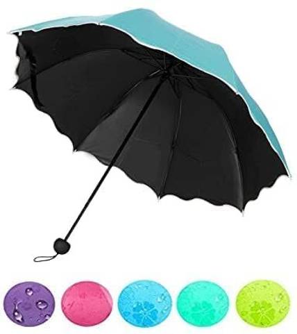 Nafeio Portable Auto Travel Umbrella - Windproof for Rain Umbrella