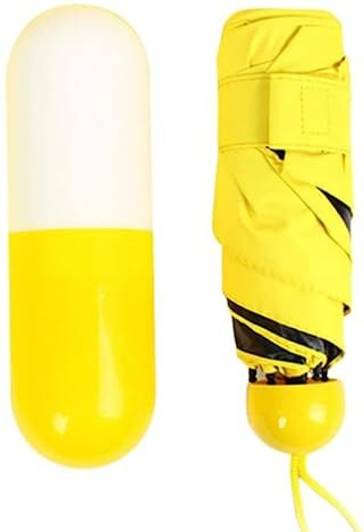 TRACKMATCH Capsule Case, 5 Folding Compact Umbrella