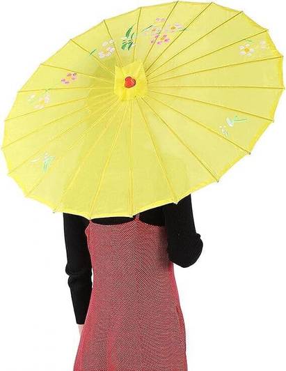 AMACO Wooden Chinese Umbrella Size small Cloth Oiled Cloth Japanese Umbrella ZUG-132 Umbrella