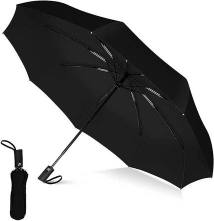 QXORE 3 Fold with Auto Open and Close Wind Resistant Umbrella For Man, Women, Kids - 1 Umbrella