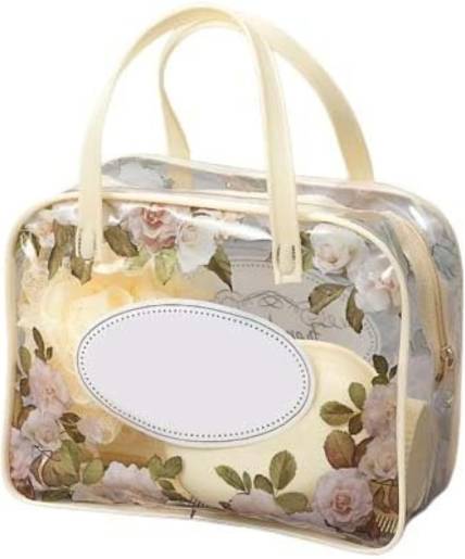 DCELLA Waterproof PVC Cosmetic Bags for Girls Multipurpose Bag Vanity Box