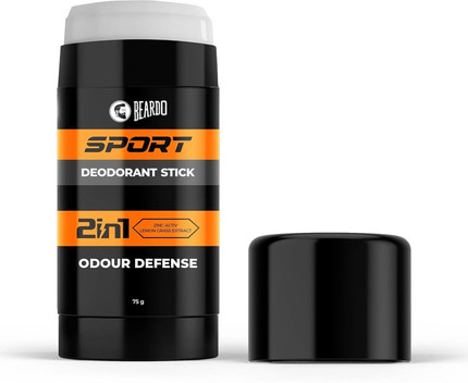 BEARDO Sport Deodorant Stick | Odour Defense Zinc Activ | Long Lasting Freshness Deodorant Stick  -  For Men (75 g)