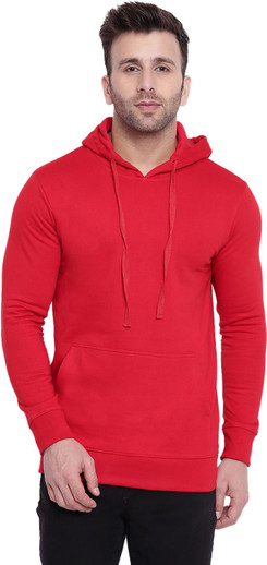 Full Sleeve Solid Men Sweatshirt 