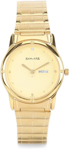 sonata golden watch price