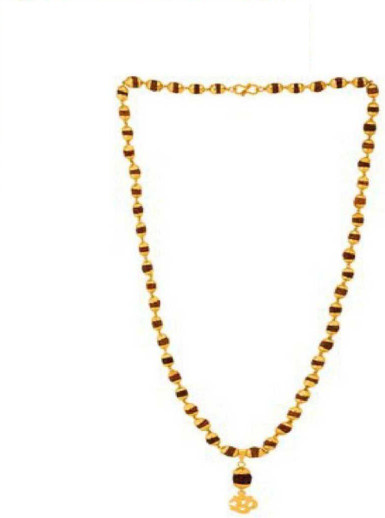 kripa Rudraksh Mala Shiva Gold Plated 