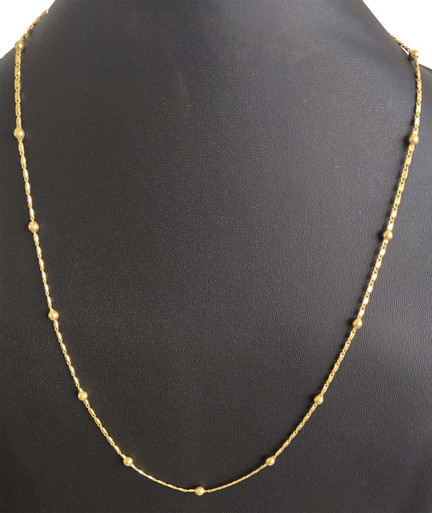 Gold-plated Plated Alloy Chain 