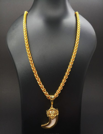 KRIMO Pendant Bholenath Locket Chain 