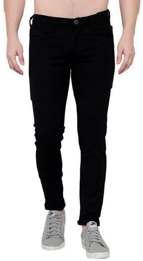 Creatywitty Slim Men Black Jeans - Buy 