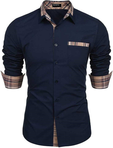 Binu Men Solid Formal Black Shirt - Buy 