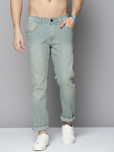 HERE\u0026NOW Slim Men Blue Jeans - Buy HERE 