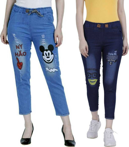 AZZMICCOLLECTION Jogger Fit Women Blue 