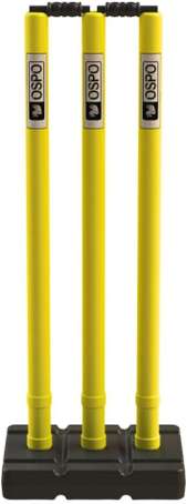 Cricket Wicket Stumps Aus Holz - 3 Stümpfe Mit 2 Bails Für Profi & Amateur