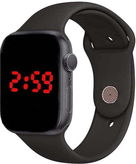 Led black watch clearance