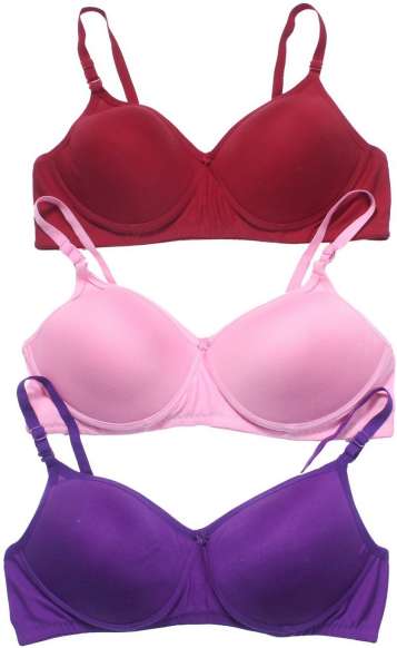 Women Full Coverage Lightly Padded Bra Price in India - Buy Women