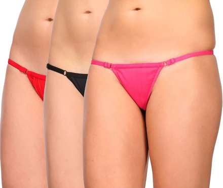 Kaamastra Women Thong Red Panty - Buy Red Kaamastra Women Thong Red Panty  Online at Best Prices in India