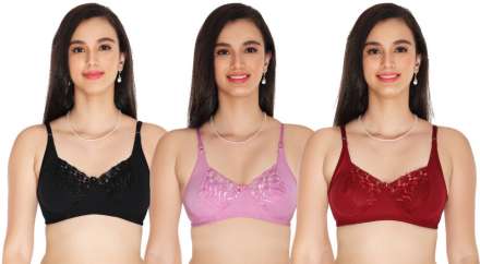 Buy Zivok Green Full Coverage Cotton Blend Single Non Padded Bra (44B)  Online at Best Prices in India - JioMart.