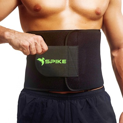  LIYUN Abdominal Belt for Men Abdominal Sweat Belt Sheath Flat  Stomach Sport Adjustable Slimming Belt Waist Trainer Sauna Suits (Color :  Black, Size : 3X-Large) : Sports & Outdoors