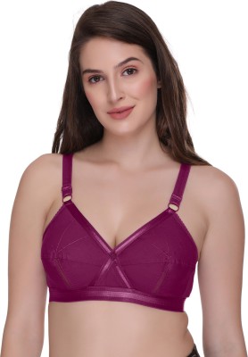 Sona Women Perfecto Full Cup Everyday Plus Size Cotton Bra (Maroon, 44F) in  Sangli at best price by Shreyash Enterprises - Justdial