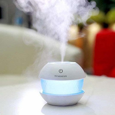 SRstrat Colorful Cool Mini Humidifier, USB Personal Desktop Humidifier,USB  Humidifier With Colorful Lights,Quiet Cool Mist Humidifier For Bedroom And