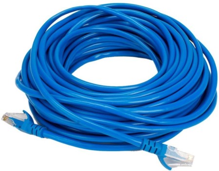 Cablecreation CL0257 0,5m Cat7 Câble Ethernet 90 Degrés Gigabit RJ45 Câble  LAN 10 Gbit - Angle Droit