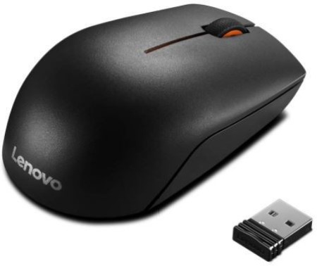 Lenovo Howard Dual Mode Wireless Bluetooth Mouse (Black)