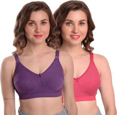 Buy Alishan Beige and White Cotton Blend Non Padded Bra - 38C (pack of 3)  (ASS0888) Online at Best Prices in India - JioMart.