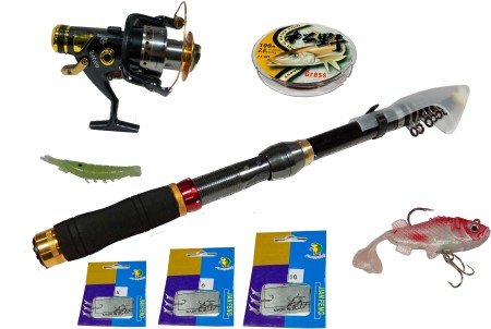 Guru Kripa MASTER BOYANG LINE LURE SET MASTER BOYANG LINE LURE SET Silver,  Black Fishing Rod Price in India - Buy Guru Kripa MASTER BOYANG LINE LURE  SET MASTER BOYANG LINE LURE