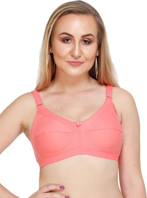 Maashie Lace Full Coverage non-padded hot Pink bra 5002