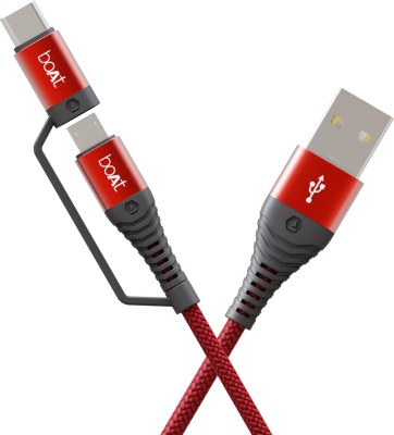NÖRDIC USBC-N1114 - Câble Nylon USB-C vers USB-C coudé super