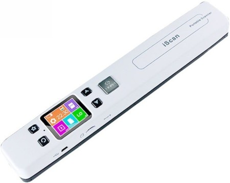 Mini Iscan Document & Images Scanner A4 Size JPG/PDF Formate Wifi 1050DPI  High Speed Portable LCD Display for Business Receipts