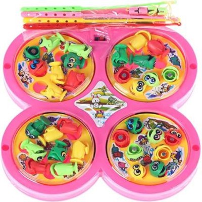 Buy Magnetic Fishing Game Antique Fish catching Game with Fishing Net Bath  Magnetic Play Entertainment Set for Kids - Multicolor Online at Best Prices  in India - JioMart.