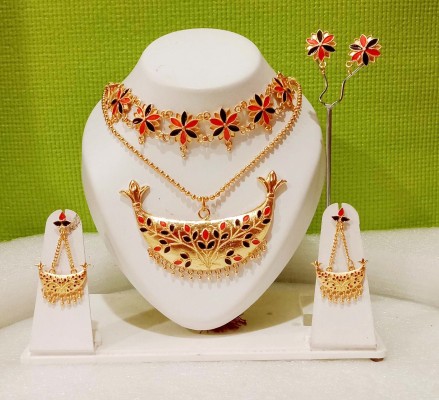 Assamese deals necklace set