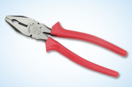 Knipex 8 Mechanic's Curved Pliers (Dolphin Nose) - Plastic Grip