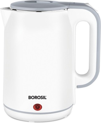  Borosil Electric Glass Kettle, Borosilicate Glass, Extra Long  Cord, Dry-boil Protection, 360° Rotating Base, 1.8 L, Transparent: Home &  Kitchen