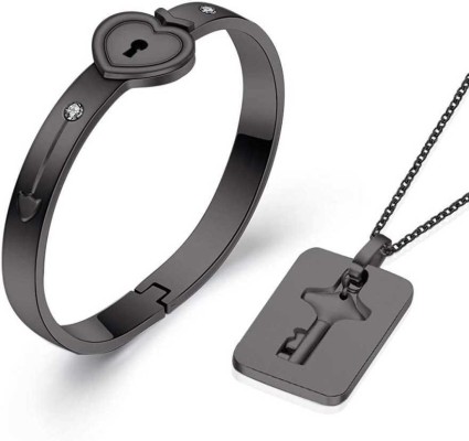 Lock and key bracelet on sale flipkart