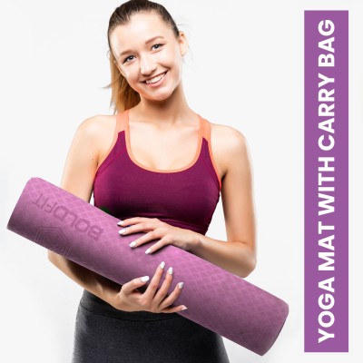 Buy Boldfit Unisex Yoga Mat With Carrying Strap - 10 mm, Anti Slip, Black  Online at Best Price of Rs 899 - bigbasket