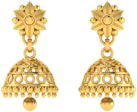Best design of earrings in gold store
