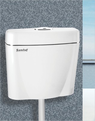 Coats Sleek Smart PVC Aquaflow Flushing Cistern| Flush Tanks for Toilets  (White) (Pattern 1)
