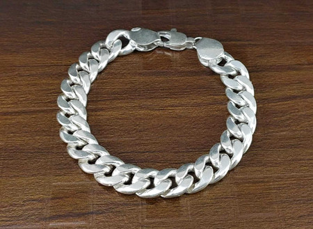 Silver braslate deals design for man