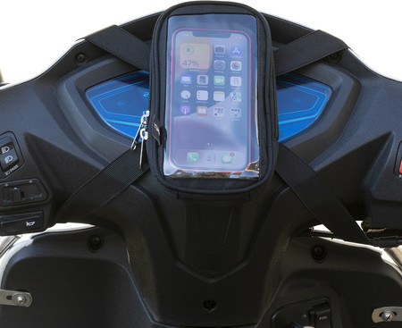 Bike mobile holder with charger cheap flipkart