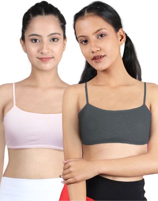 BRAAFEE Pack of 6 Girls Non Padded fully stretchable High Coverage