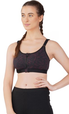 Piftif Women's Nylon & Cotton Lightly Padded Wire Free Sports Bra,Sports  Bra Padded Keeps Your Breasts in Place. Exercise as comfortably as possible